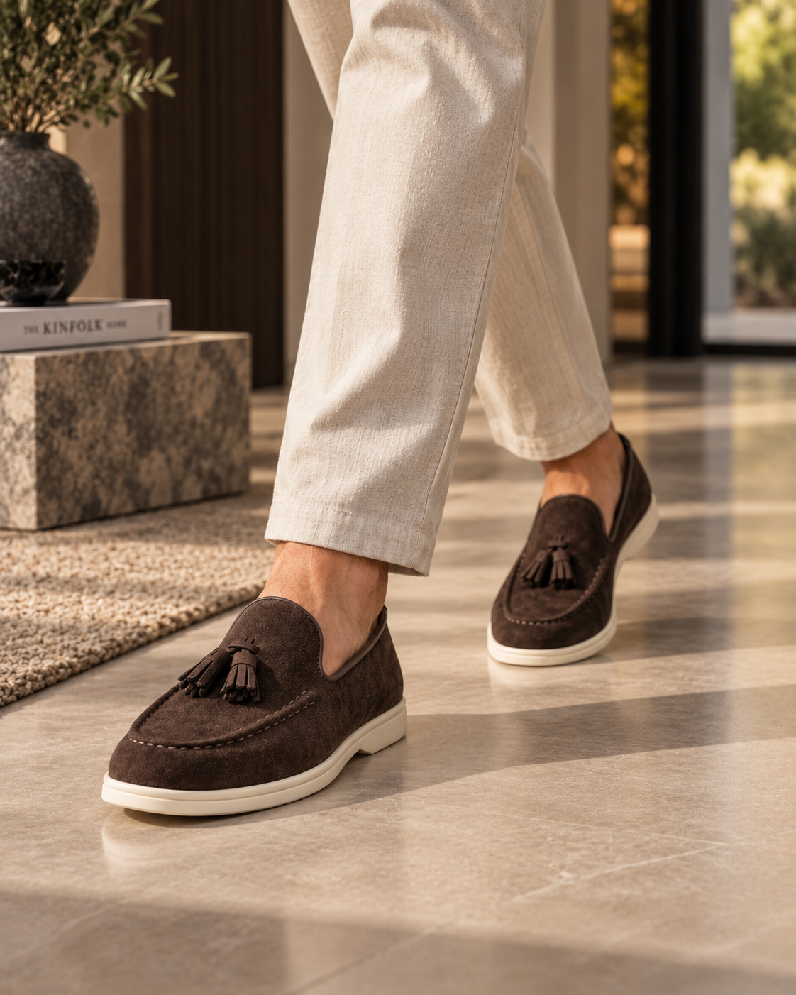 Ronan Suede Tassel Loafers
