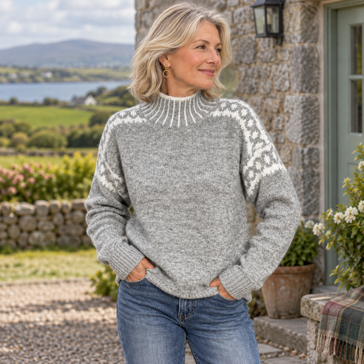 Declan Relaxed High-Neck Jumper