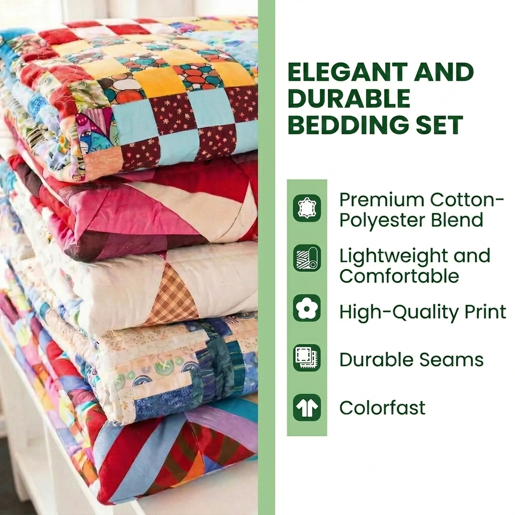 Reader's Retreat 3-Piece Quilted Bedding Set