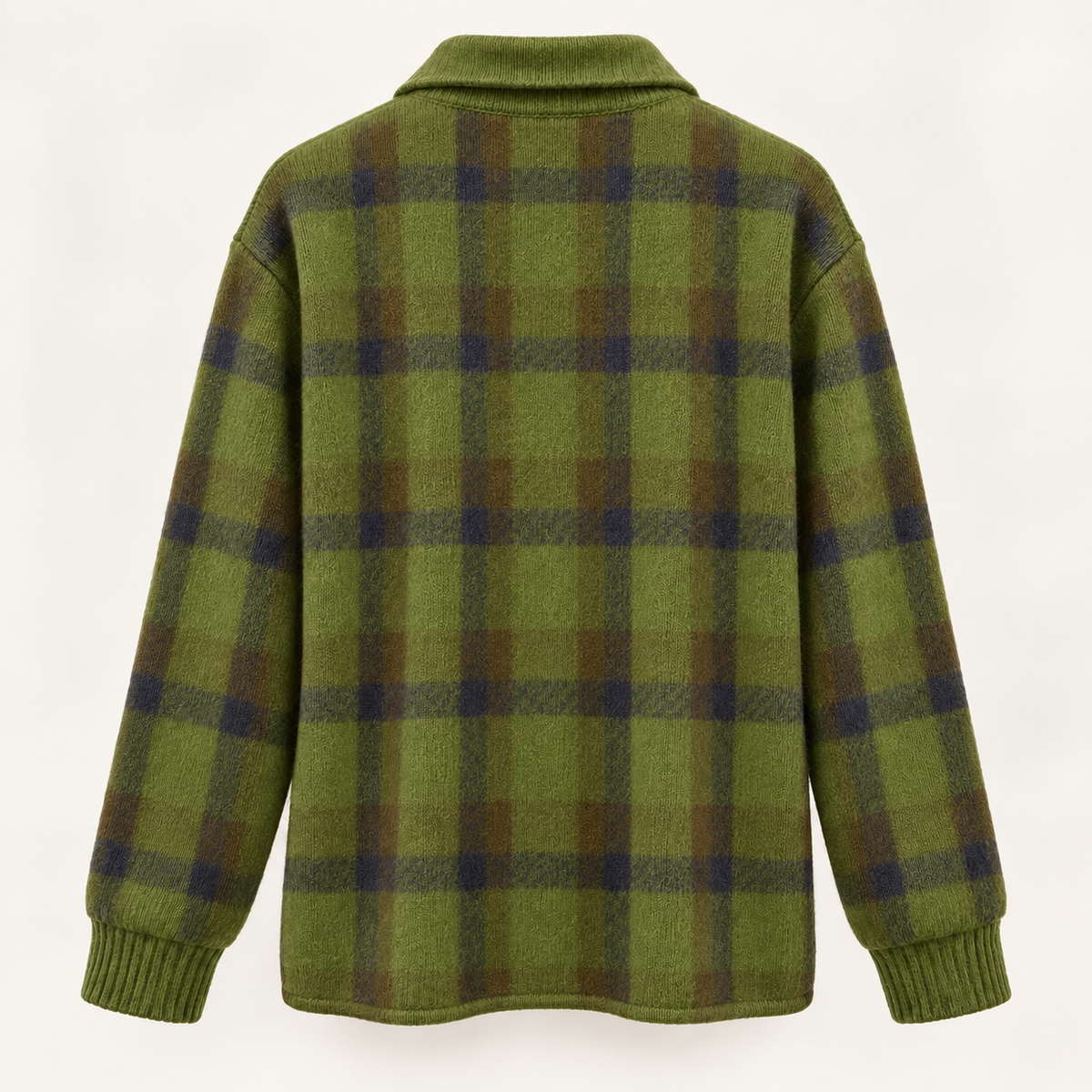 Alma Contrast Plaid Jumper
