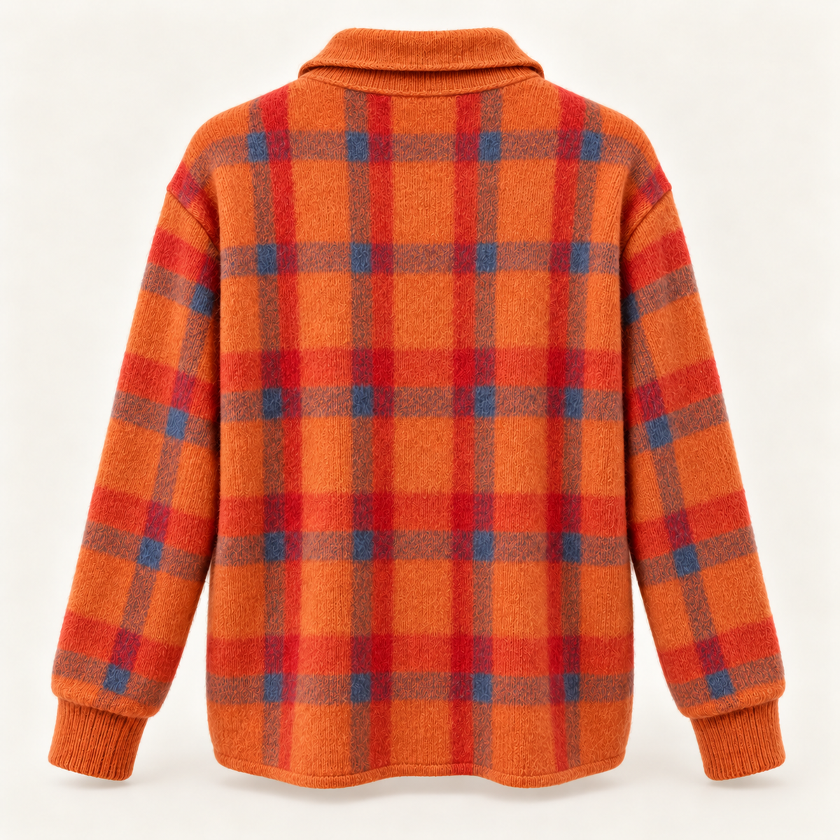 Alma Contrast Plaid Jumper