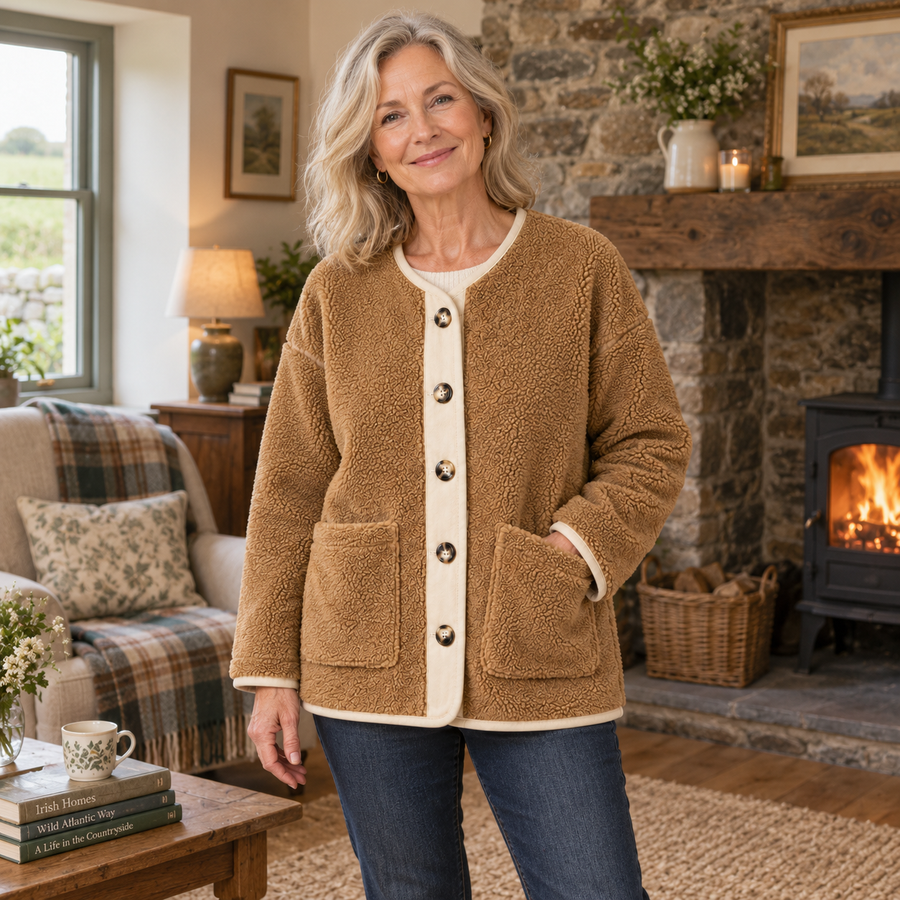 Treasa Textured Button Cardigan