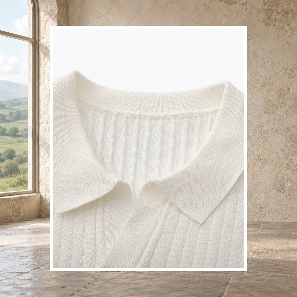 Keegan Ribbed Polo
