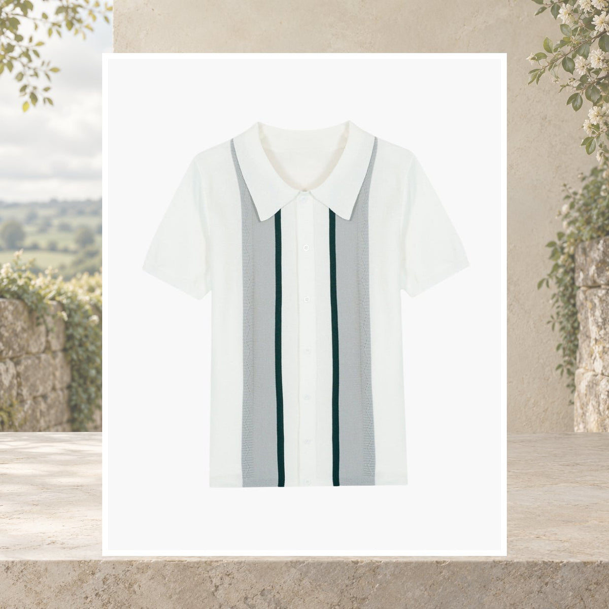 Gerard Cotton-Blend Polo Knit