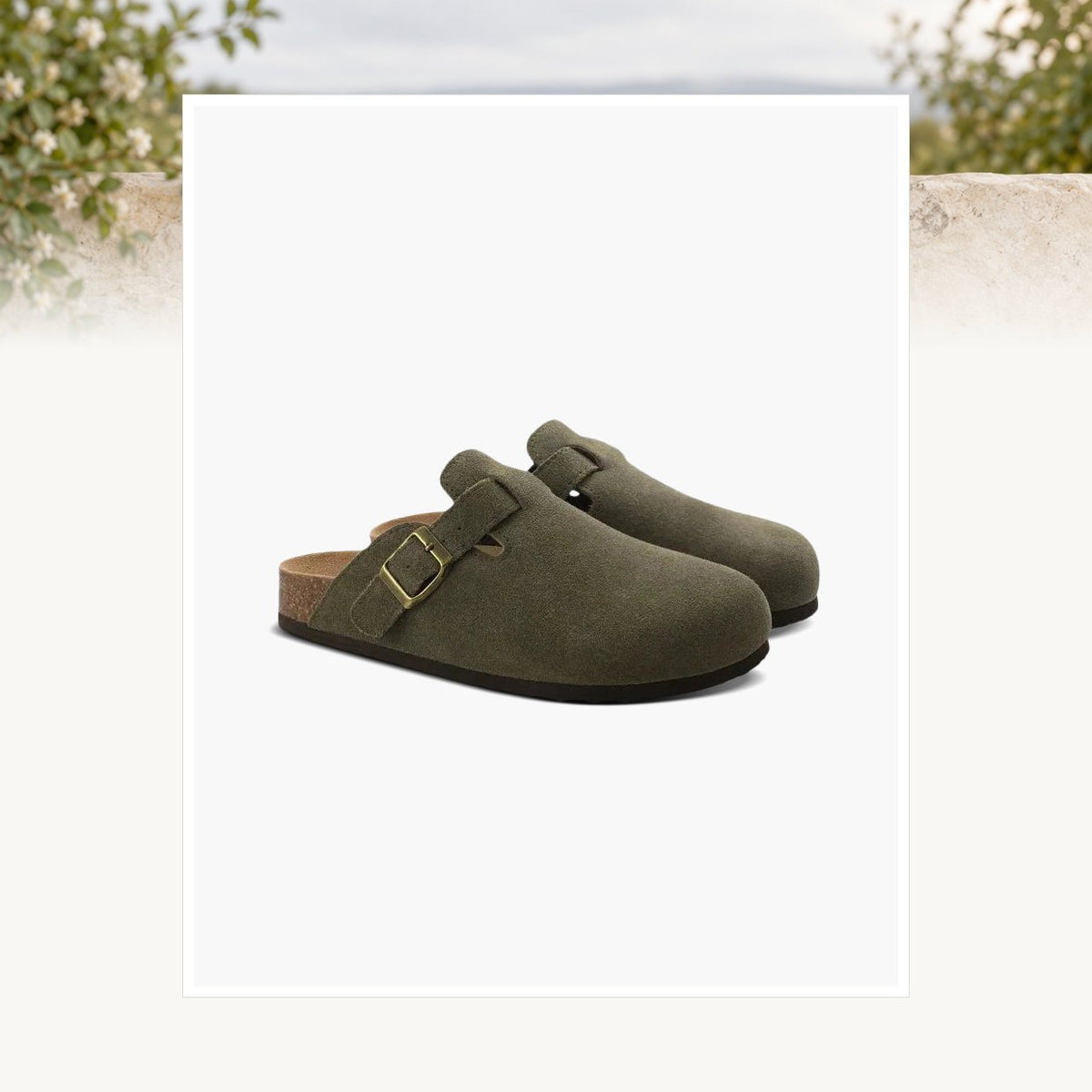 Eoghan Suede Clogs