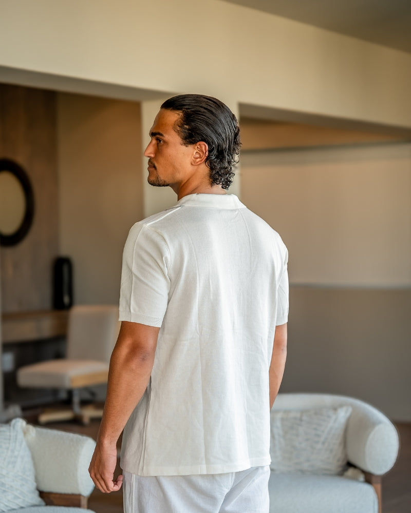 Gerard Cotton-Blend Polo Knit