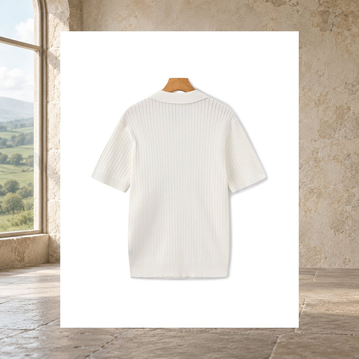 Keegan Ribbed Polo