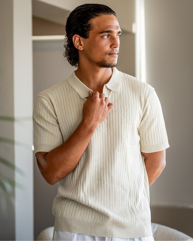 Keegan Ribbed Polo