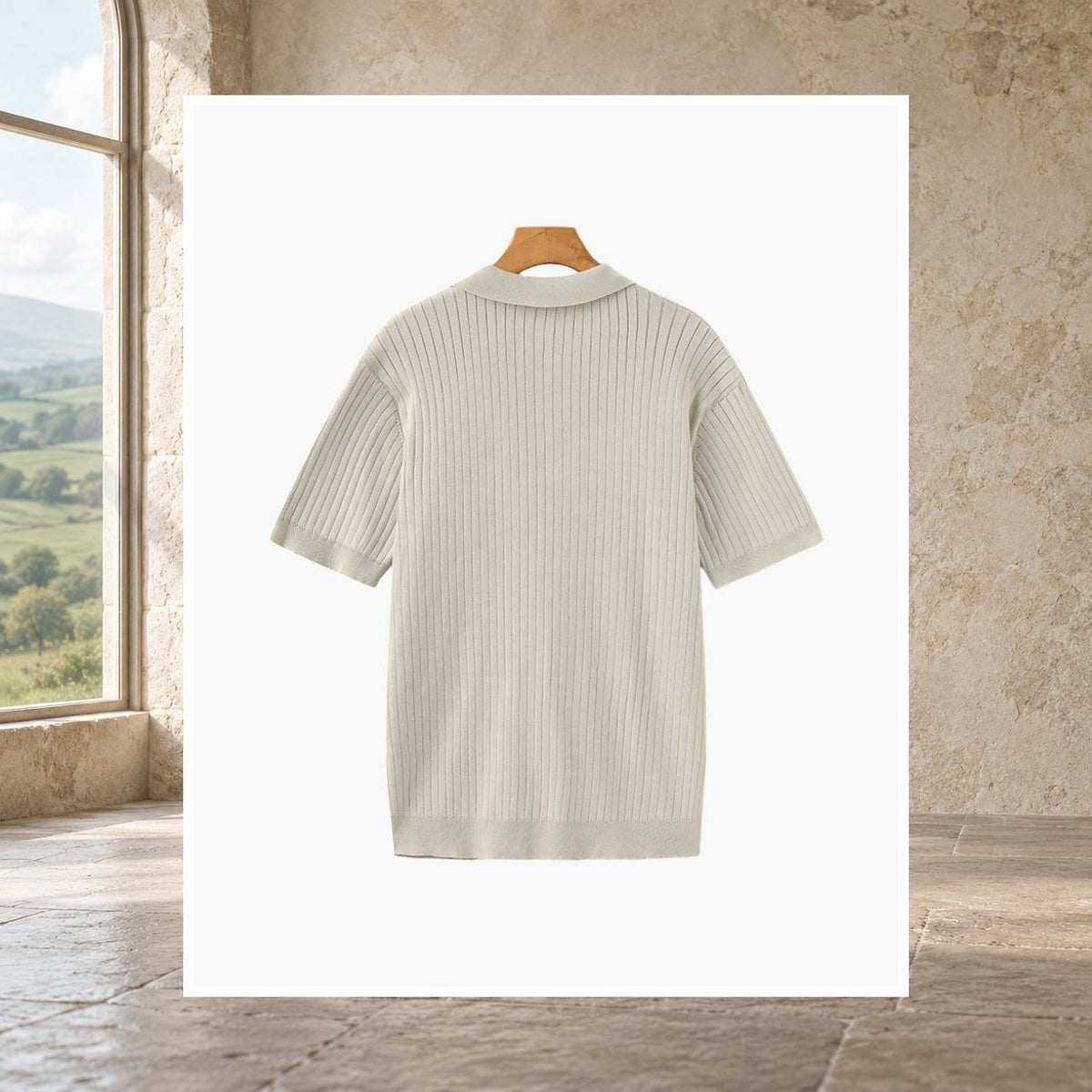 Keegan Ribbed Polo