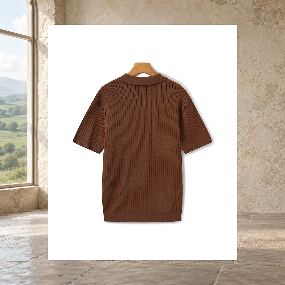Keegan Ribbed Polo