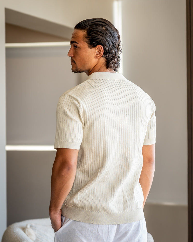 Keegan Ribbed Polo
