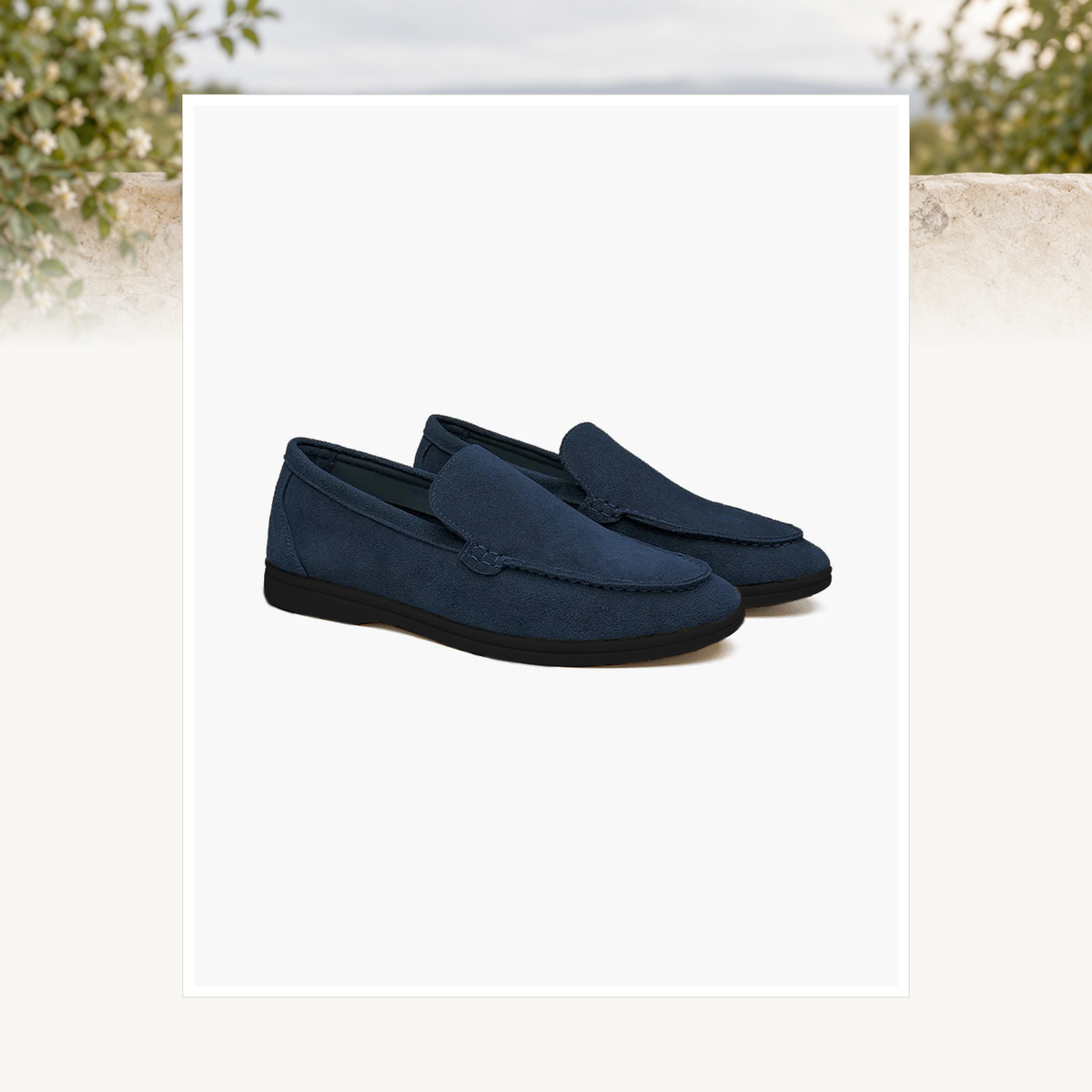 Aidan Suede Black-Sole Loafers