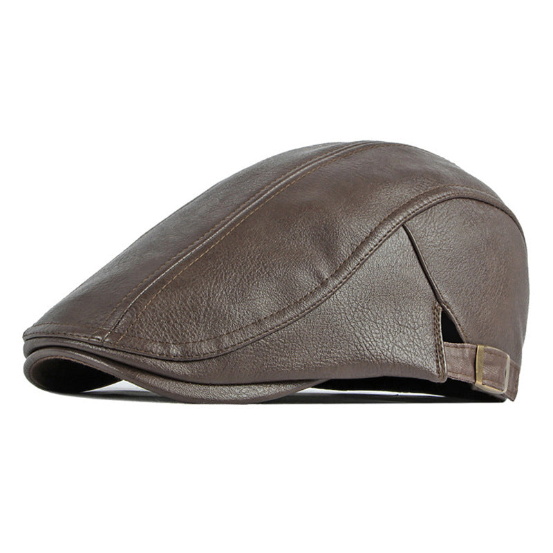 Bernard Heritage Leather Paddy Cap