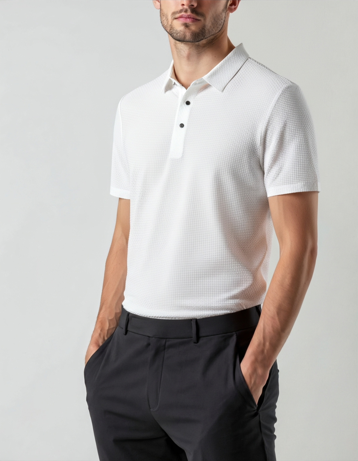 Conor Lightweight Mesh Polo
