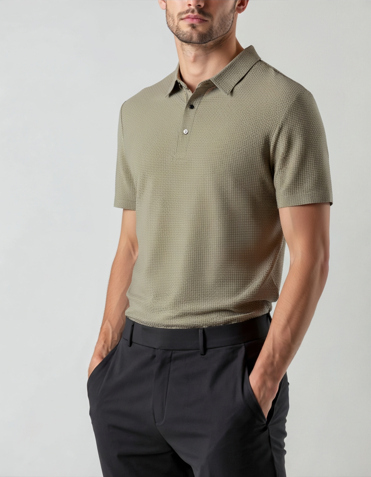 Conor Lightweight Mesh Polo