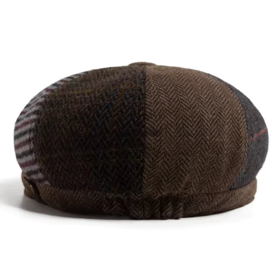 Eamon Wool Patchwork Paddy Cap