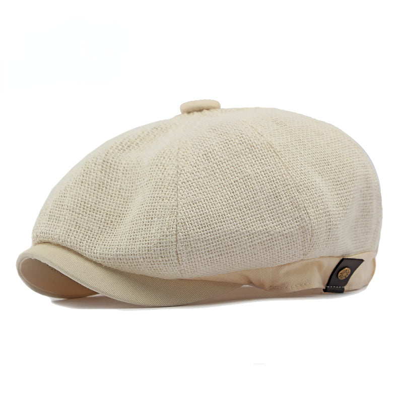 Malachy Linen Crown Paddy Cap