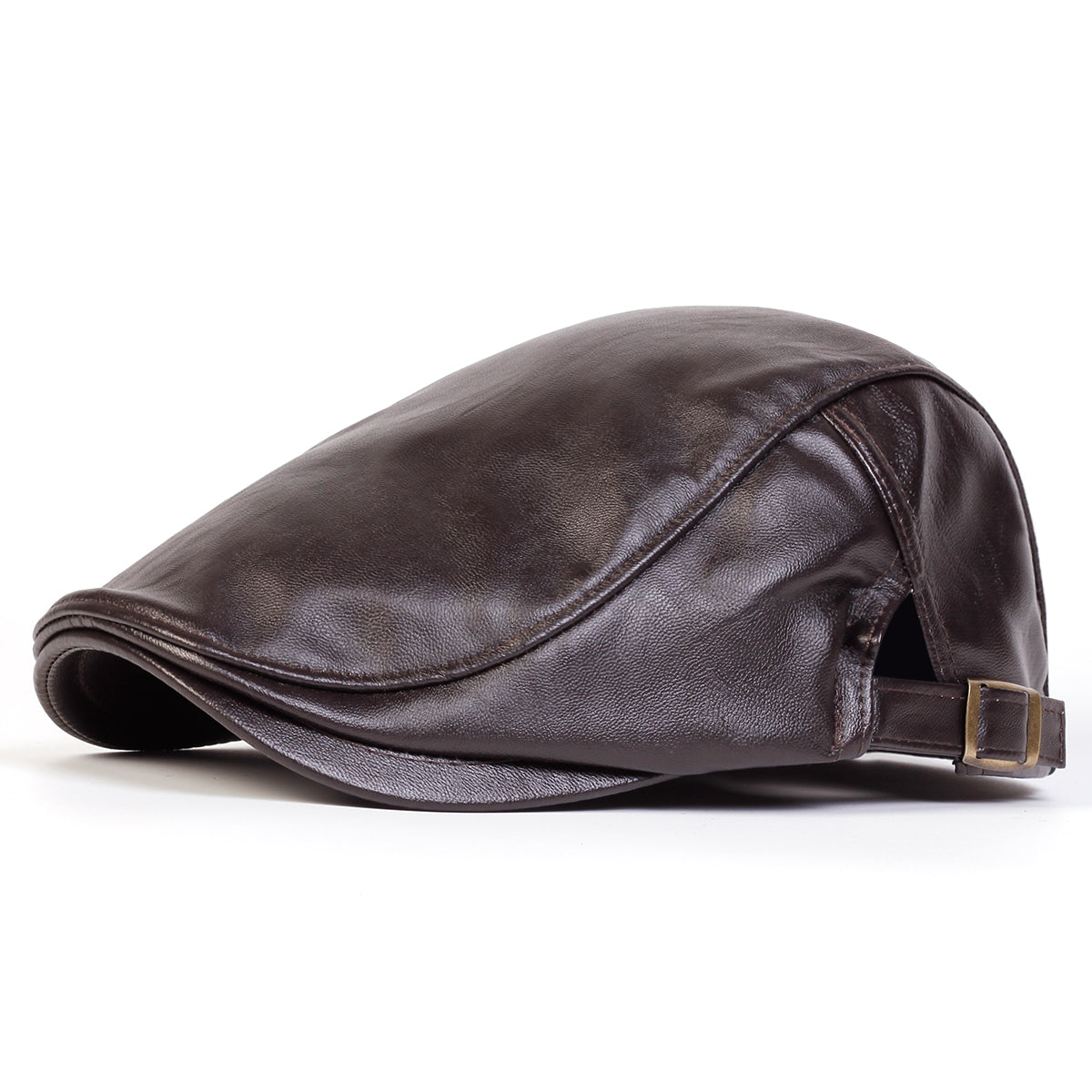 Andrew Leather Driver Paddy Cap