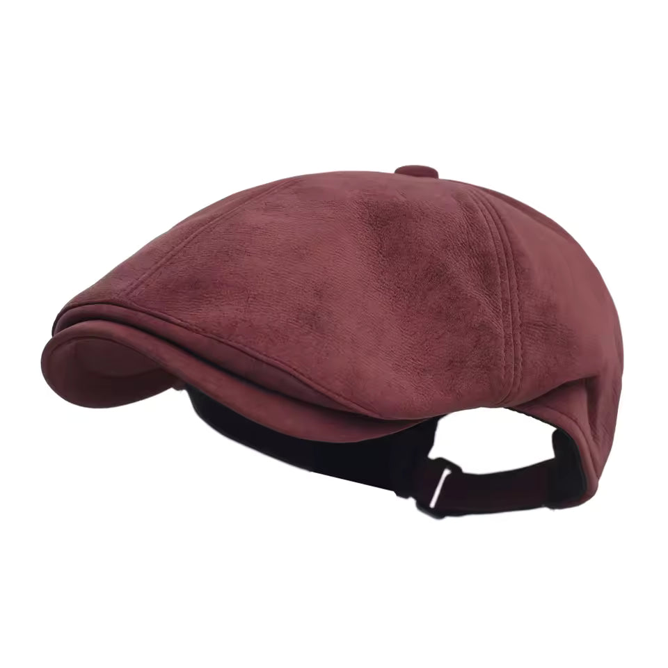 Dermot Warm Leather-Blend Paddy Cap