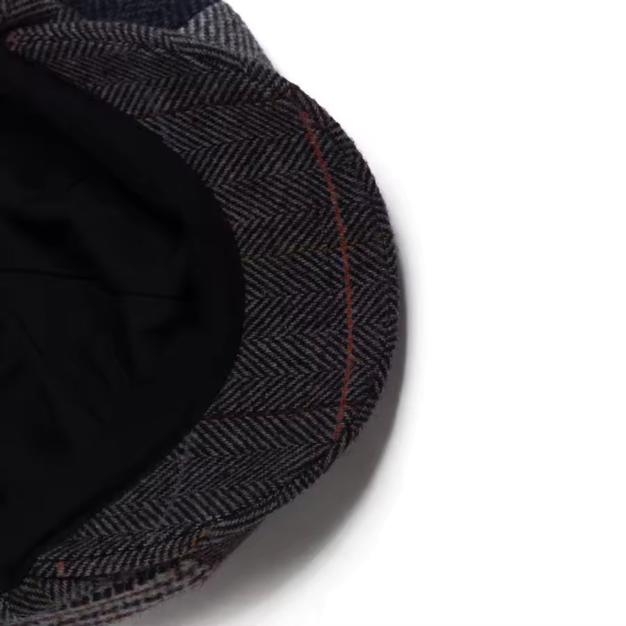 Eamon Wool Patchwork Paddy Cap