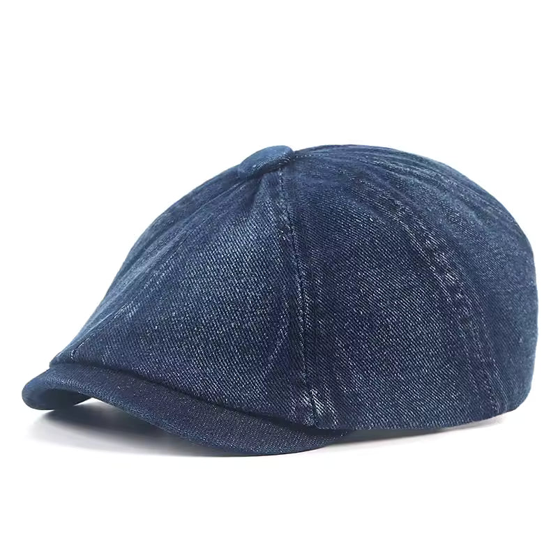Seán Denim Newsboy Paddy Cap