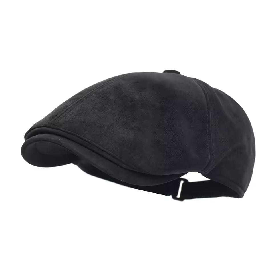 Dermot Warm Leather-Blend Paddy Cap