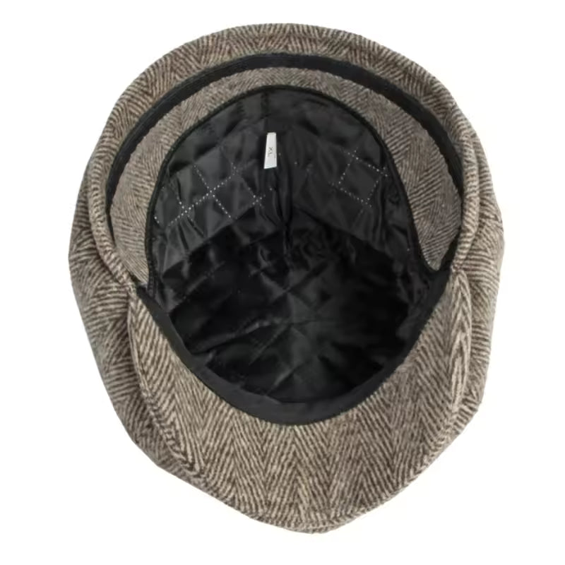 Niall Herringbone Earflap Paddy Cap