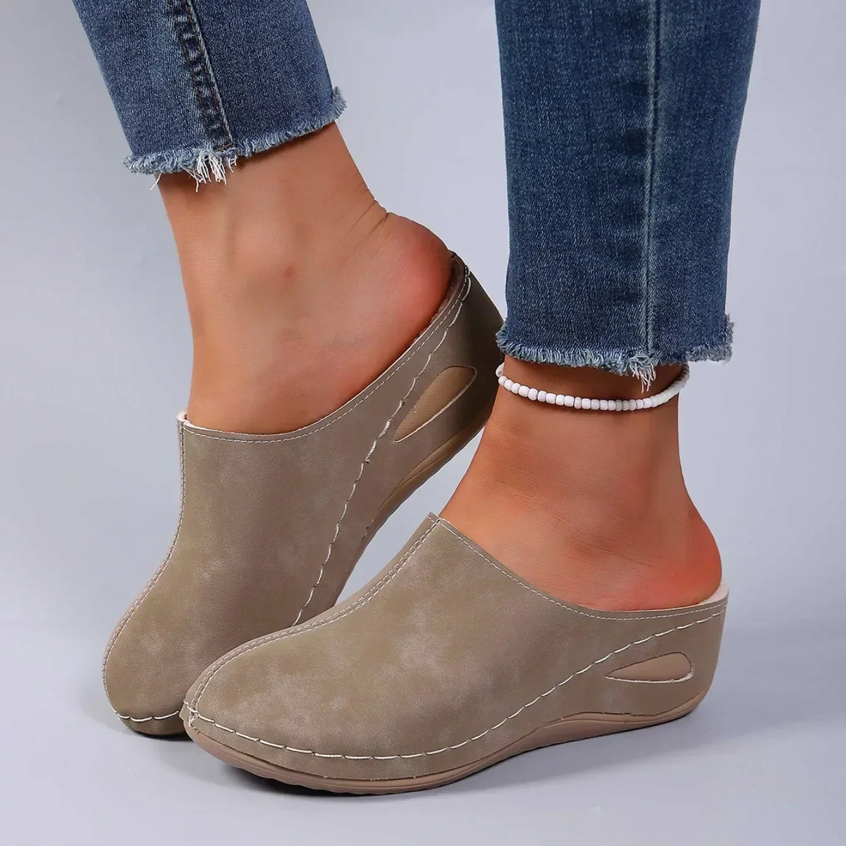 Elsie Warm Faux-Fur Lined Slippers