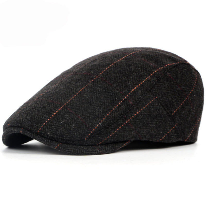 Oisín Pinstripe Herringbone Paddy Cap