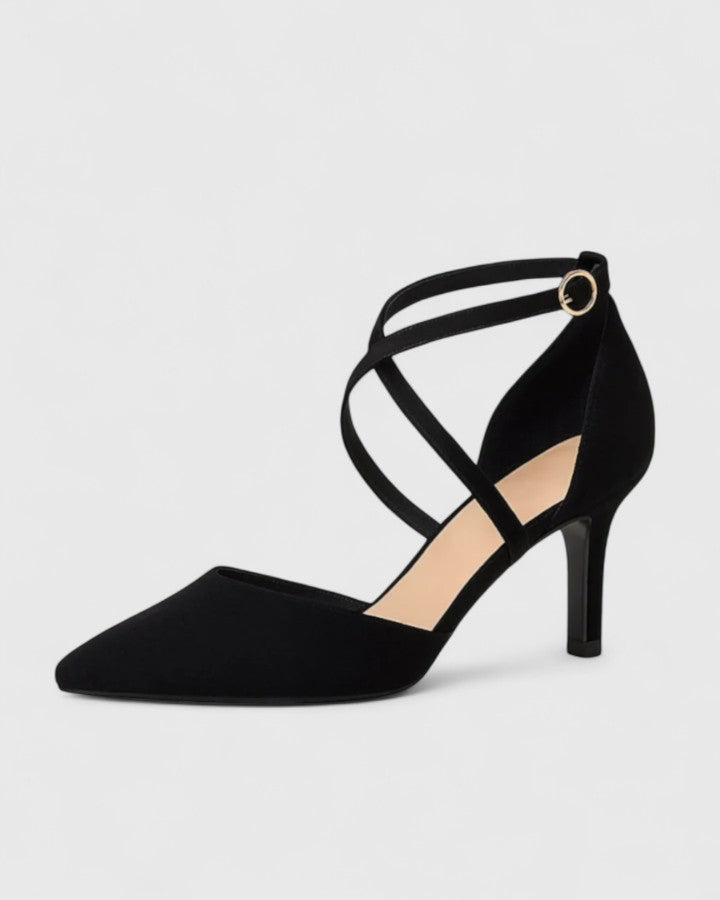 Marion Open-Toe Block Heels