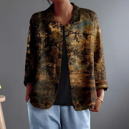 Sylvia Scenic Print Jacket