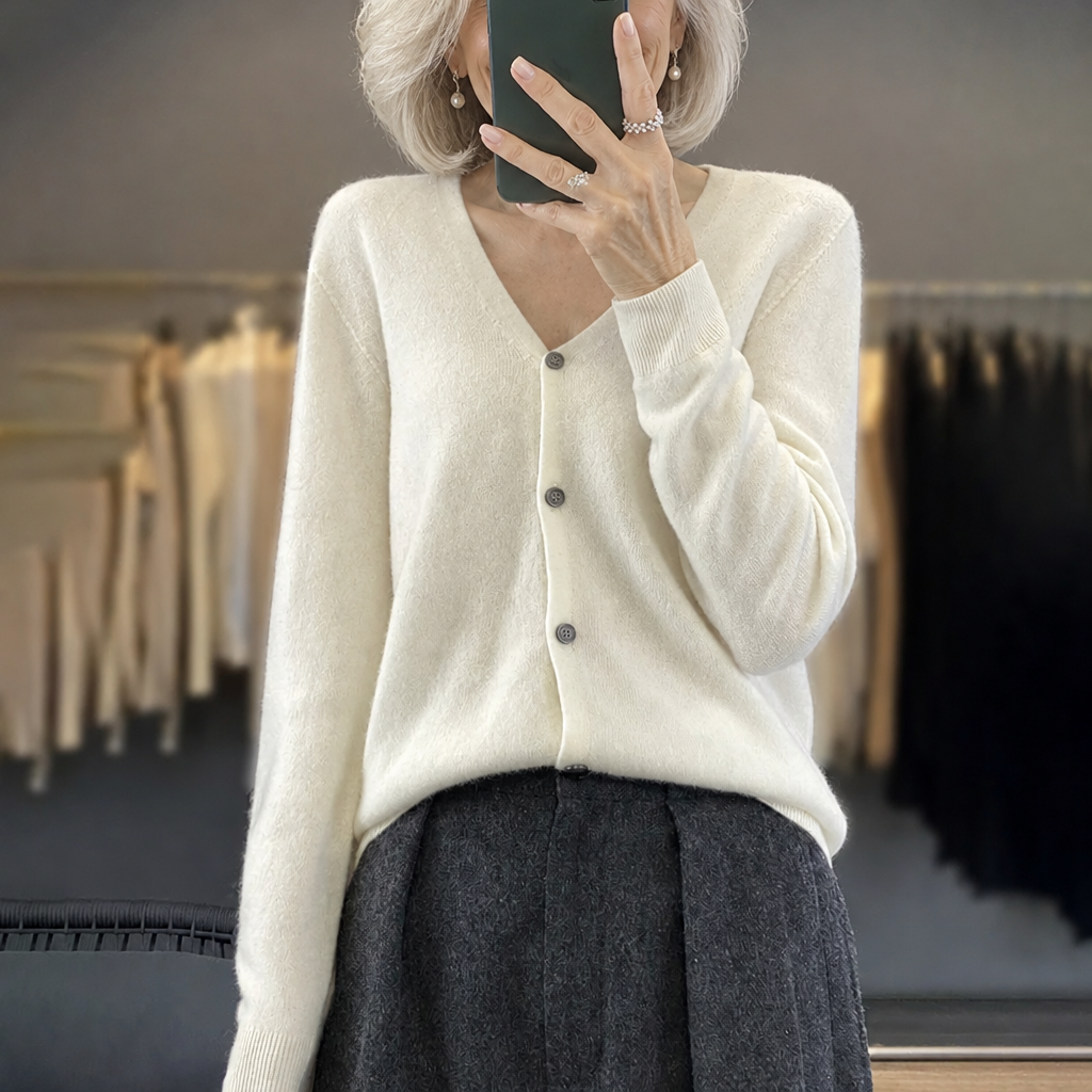 Aifric Premium Merino Wool Cardigan