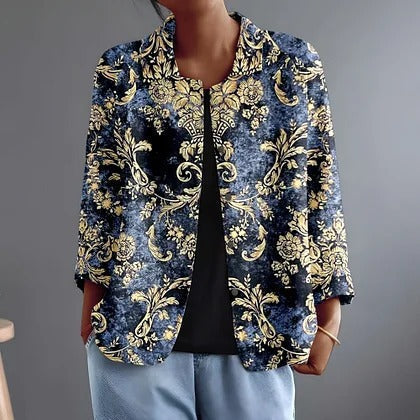 Louise Ornate Print Jacket