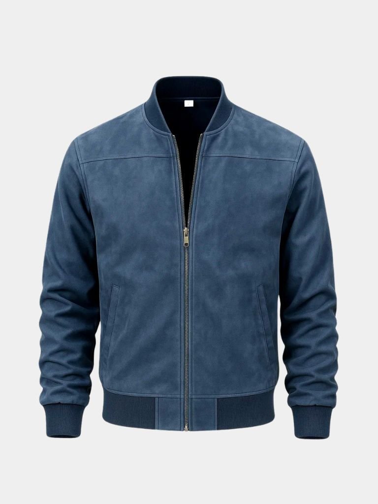 Finn Suede Bomber Jacket