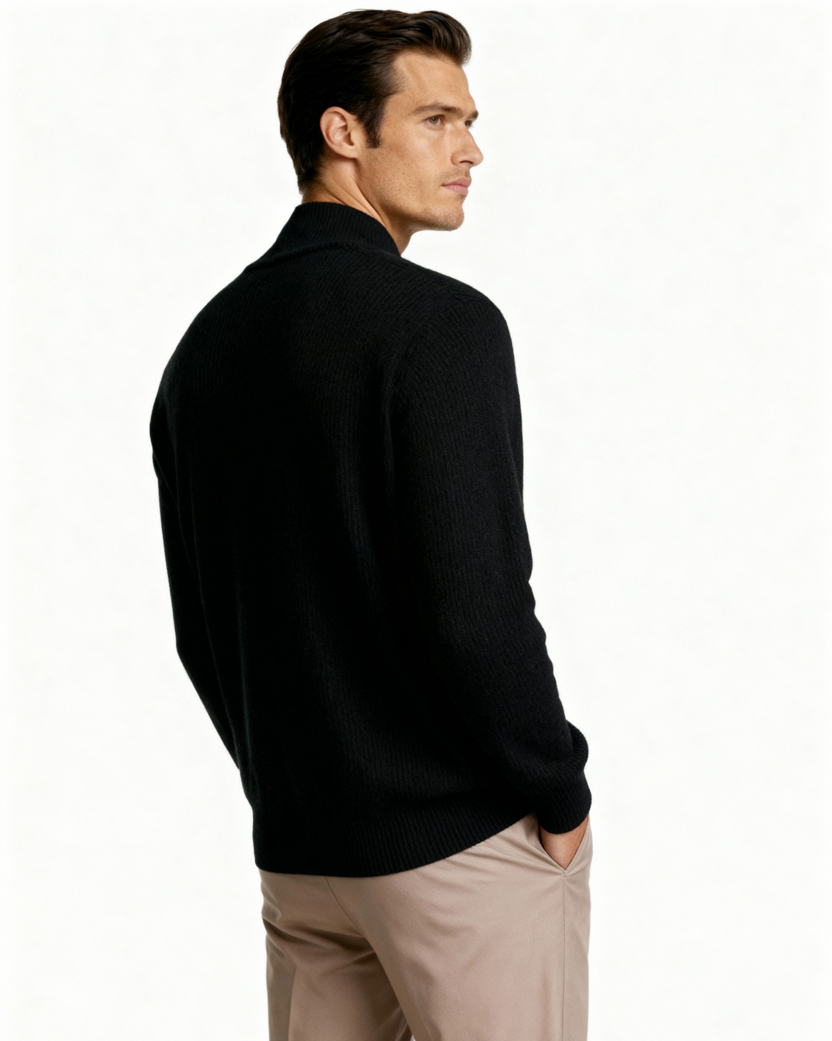 Nevin Cashmere Zip Vest