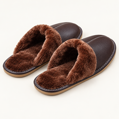 Bláthnaid Winter House Slippers – Coffee – studio back