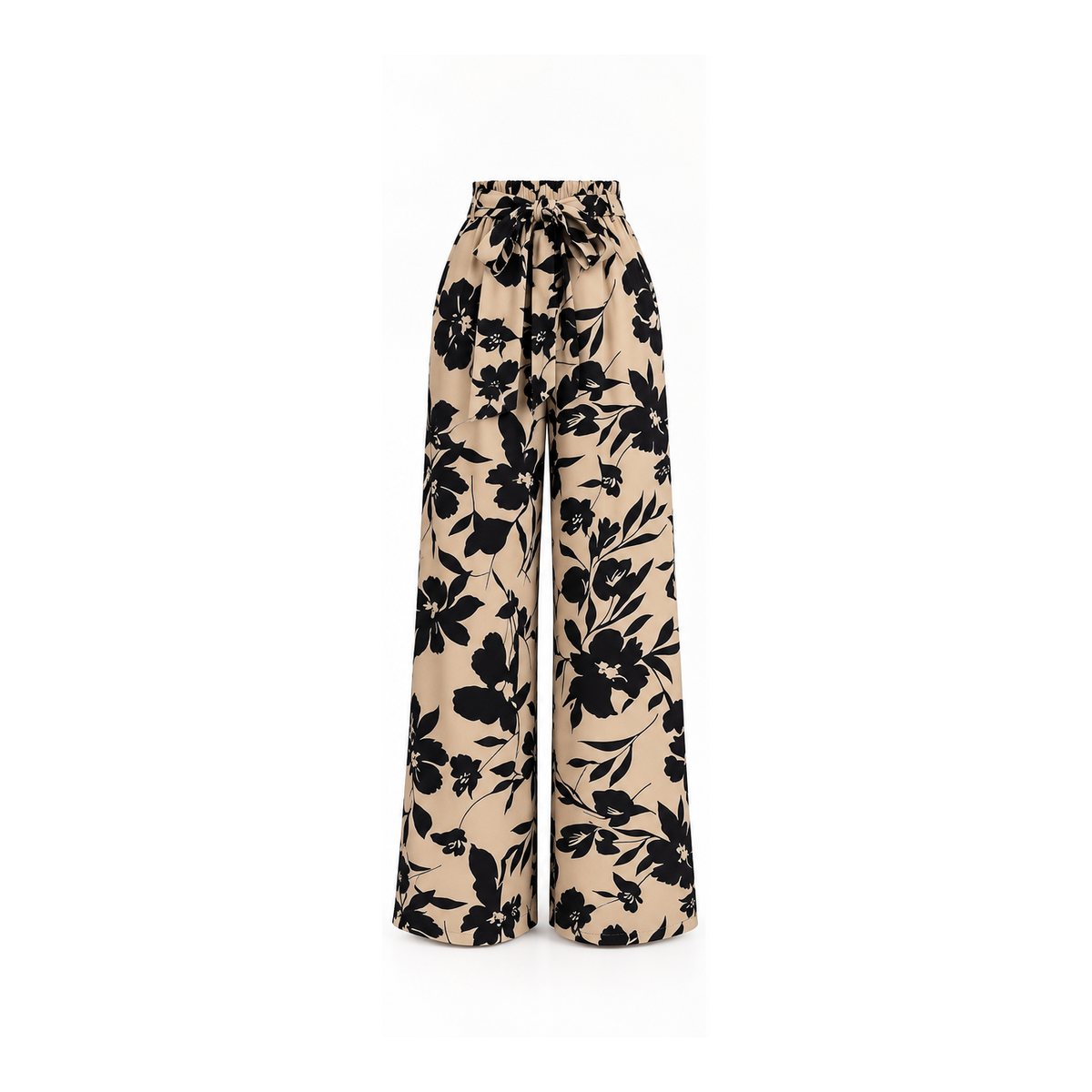 Aoife Floral Wide-Leg Trousers