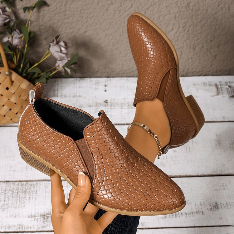 Martha Cushioned Block-Heel Pumps