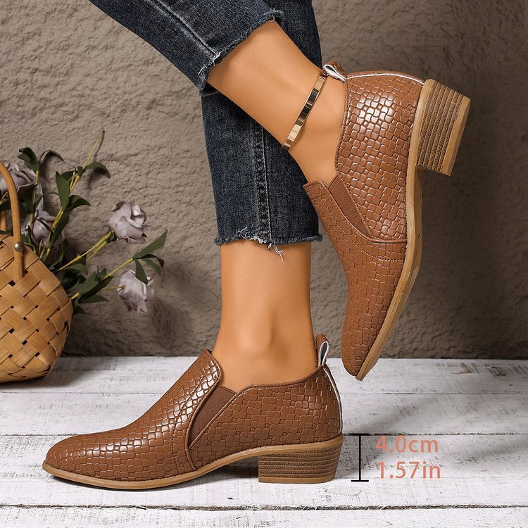 Martha Cushioned Block-Heel Pumps