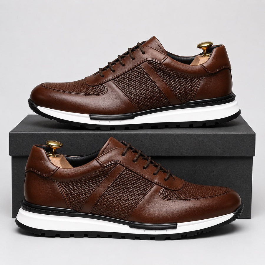 Gordon Leather Comfort Trainers