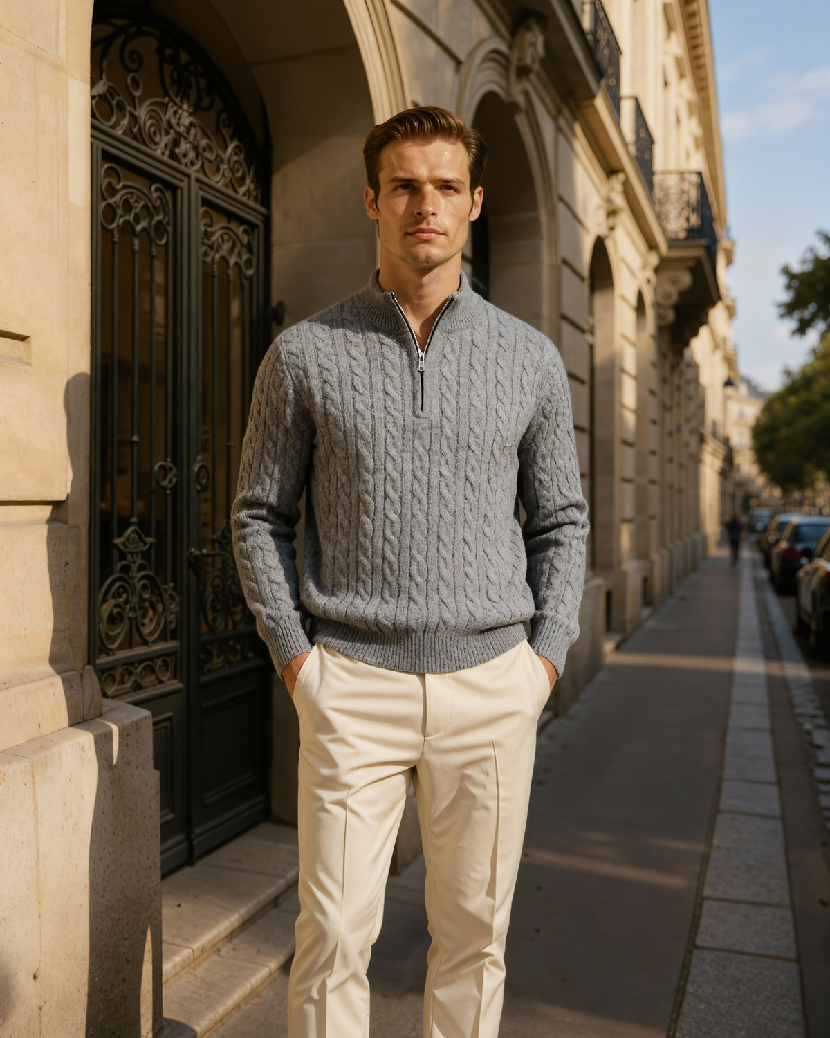 Enda Cashmere Half-Zip