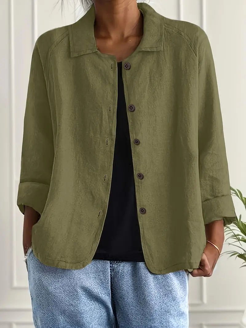 Mona Relaxed Button Overshirt