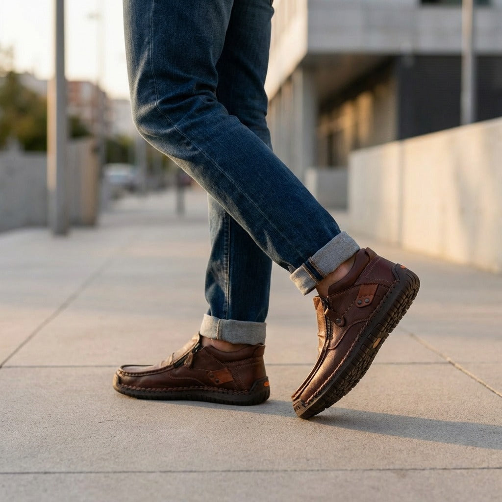 Barton™ – Handcrafted Leather Shoes with Comfort and Character