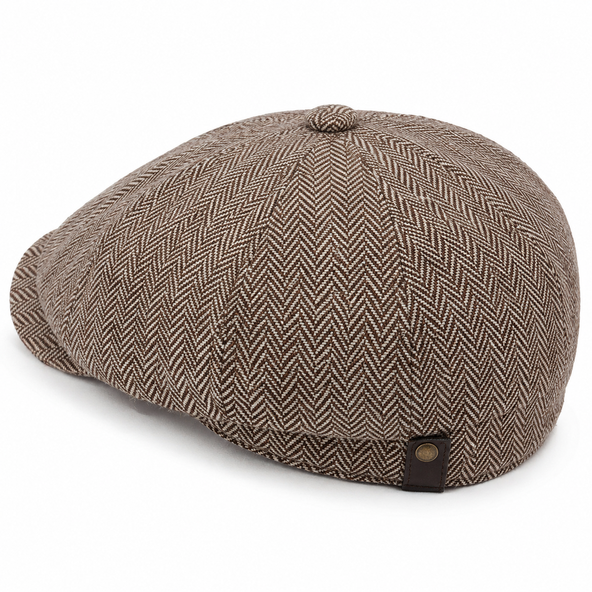 Anthony Herringbone Wool Paddy Cap