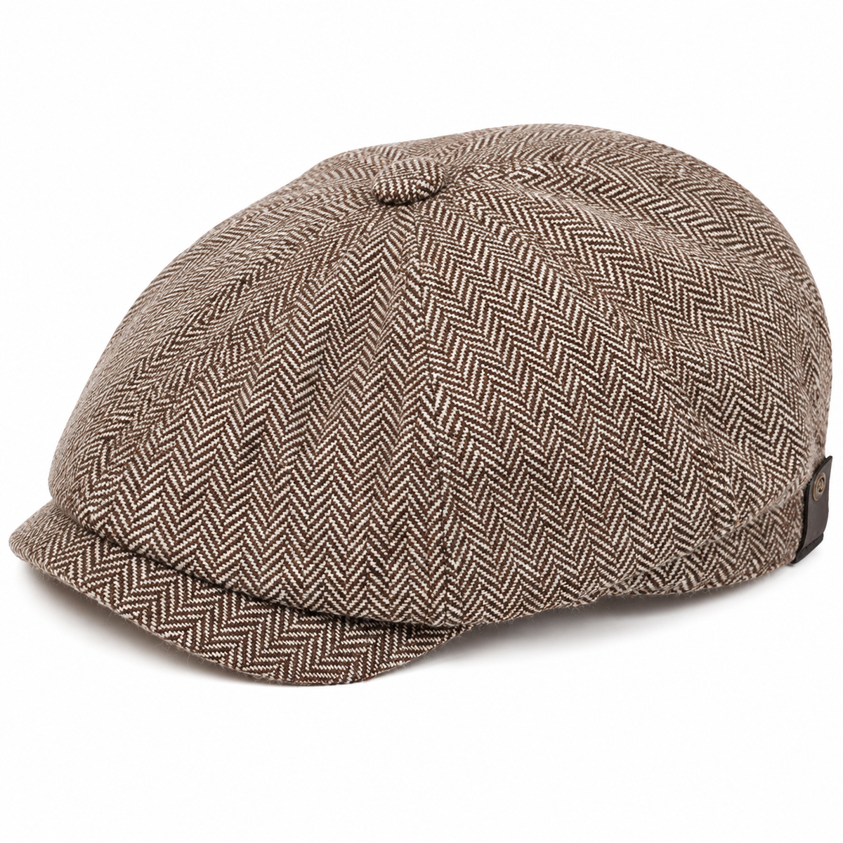 Anthony Herringbone Wool Paddy Cap