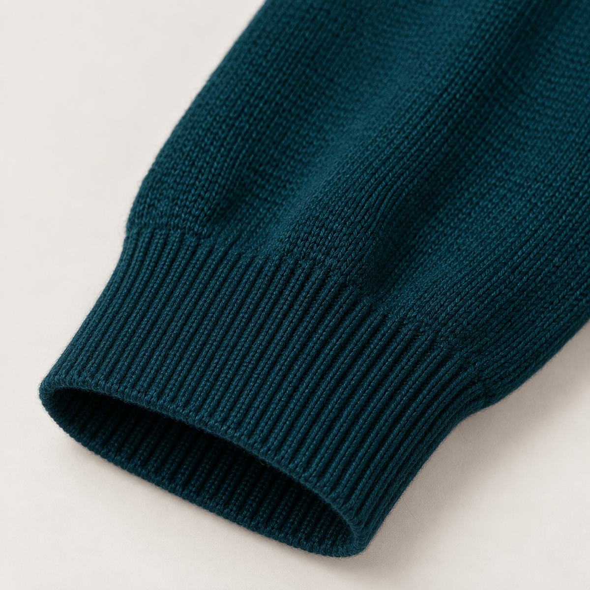 Kathleen Longline Knit Dress – Dark Blue – studio close-up