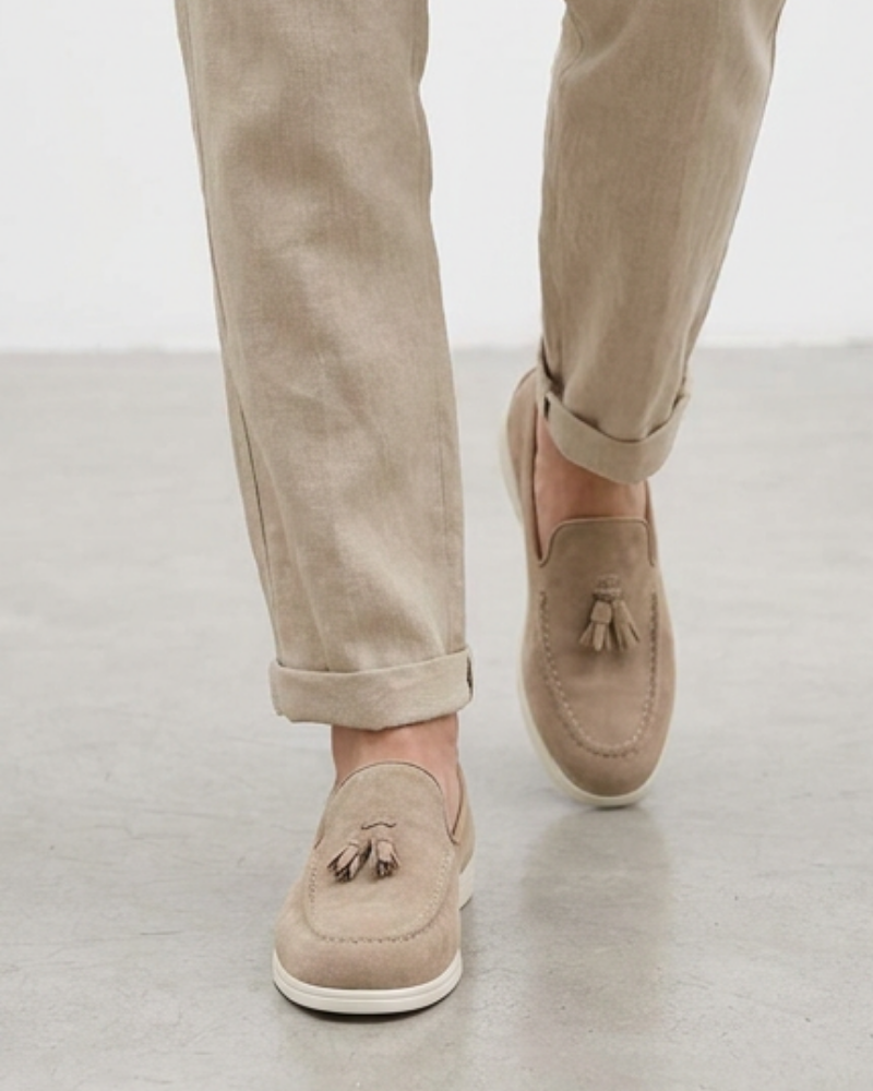 Ronan Suede Tassel Loafers