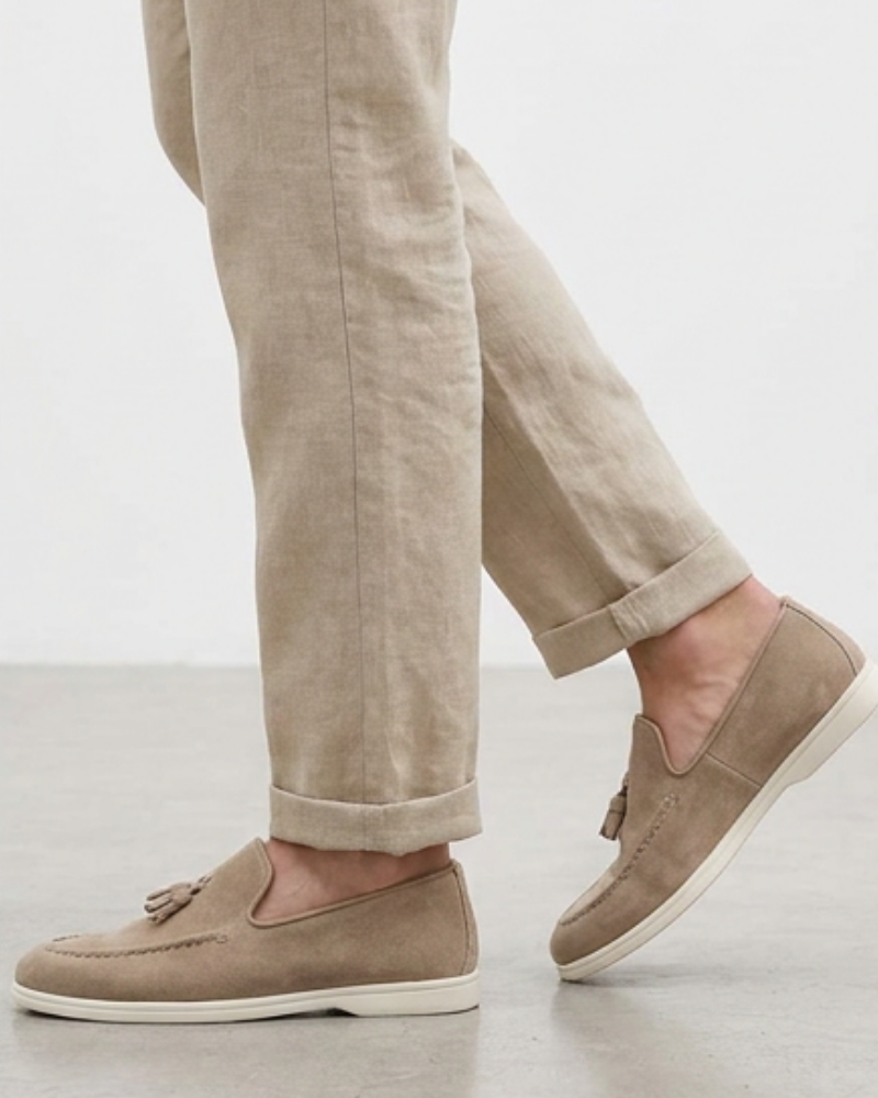 Ronan Suede Tassel Loafers