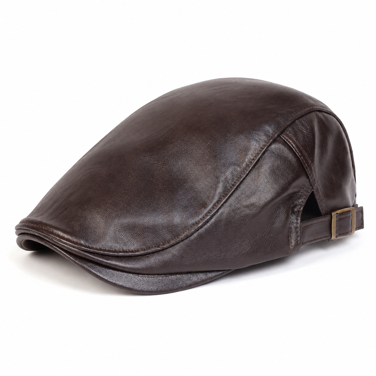 Andrew Leather Driver Paddy Cap