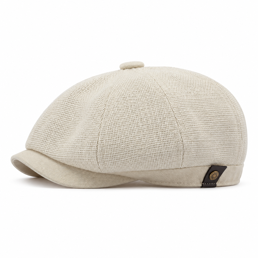Malachy Linen Crown Paddy Cap